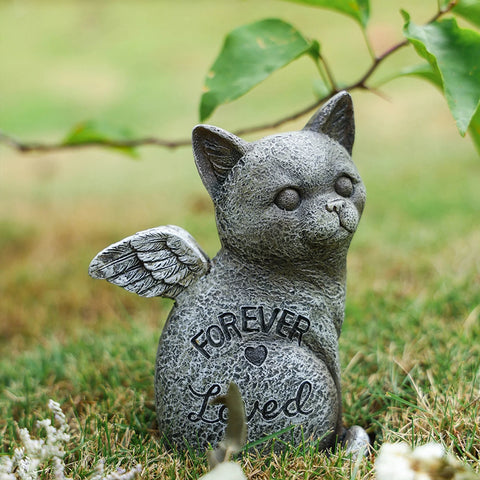 Gifts for Pet Lovers! Pet Memorial Tombstone Ornament Home Garden Patio Cats Puppy Memorials