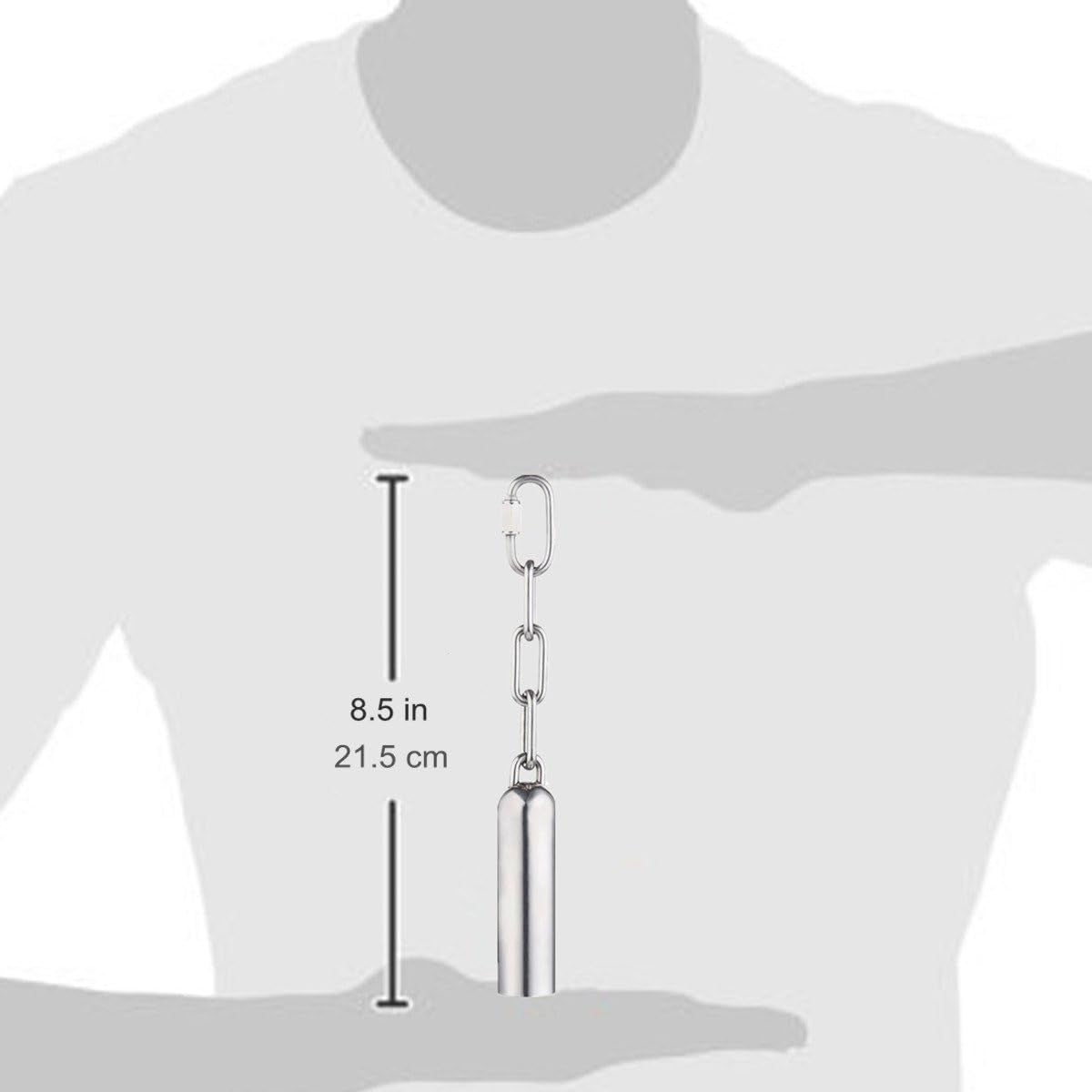 Heavy Duty Bird Toy, Stainless Steel Parrot Bell for African Greys & More - householdessential