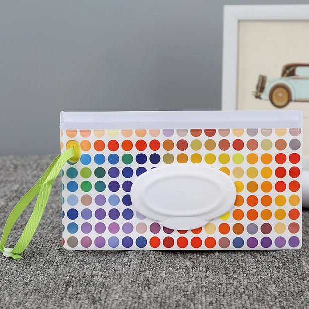 New Portable Baby Wipes Box Eco-Friendly Reusable Organizer anti Dust Storage Box for Baby Kids Clamshell Snap Wipe Container