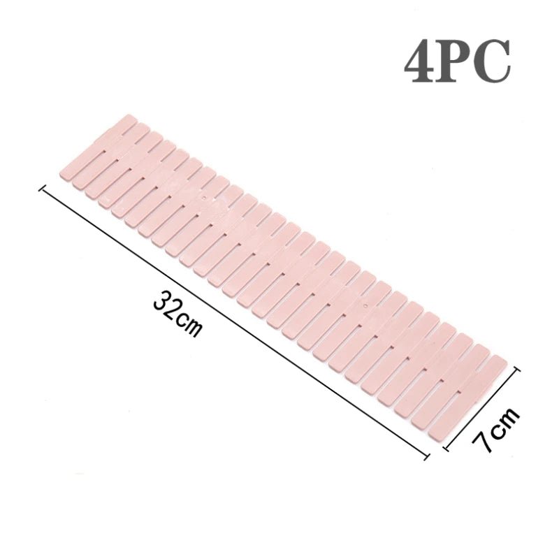 Adjustable Drawer Organizer Divider for Household Storage Cabinet with Partition - householdessential