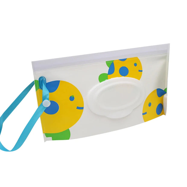 New Portable Baby Wipes Box Eco-Friendly Reusable Organizer anti Dust Storage Box for Baby Kids Clamshell Snap Wipe Container