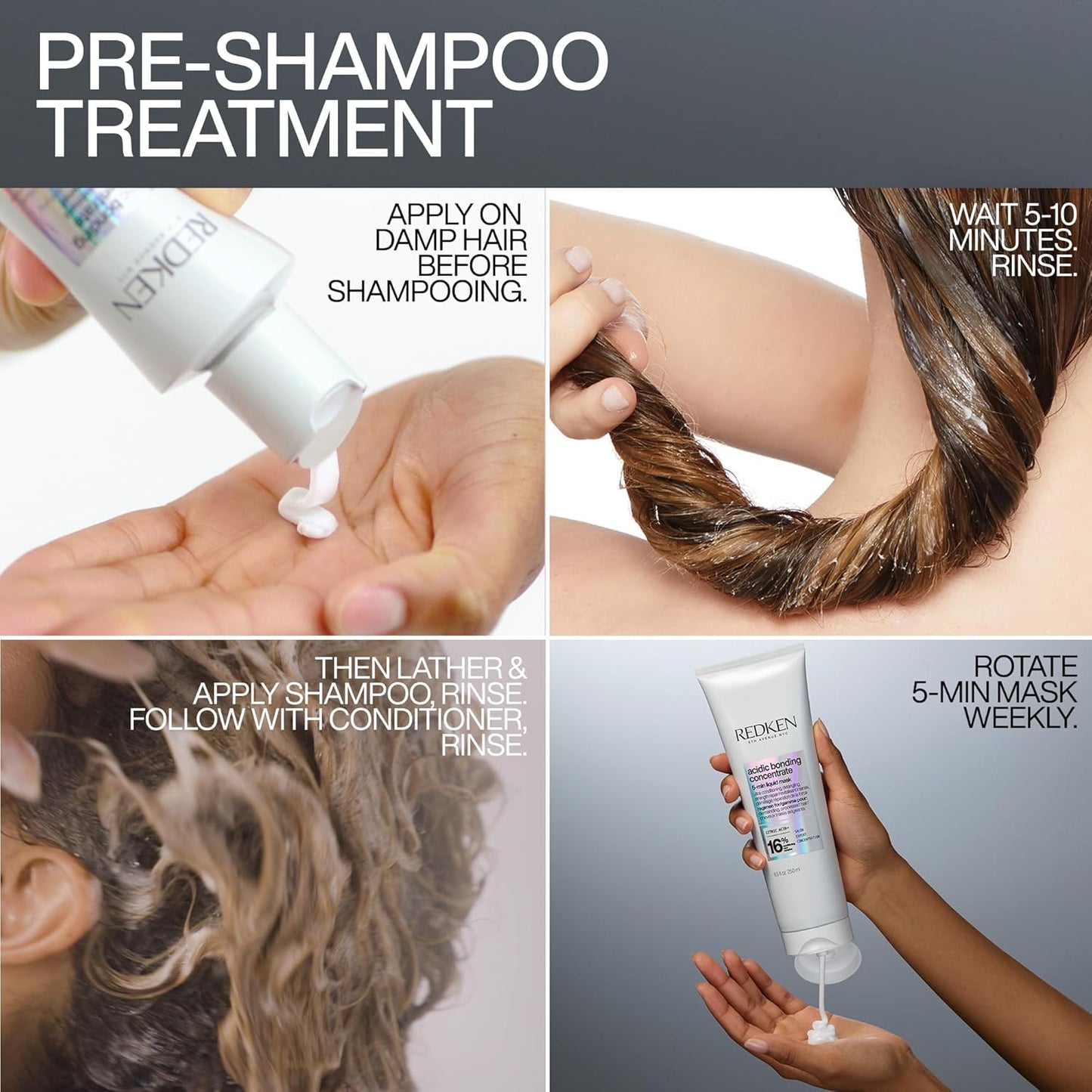 Leave - In Treatment, Repairs & Protects Colour - Treated Hair, Acidic Perfecting Concentrate - householdessential