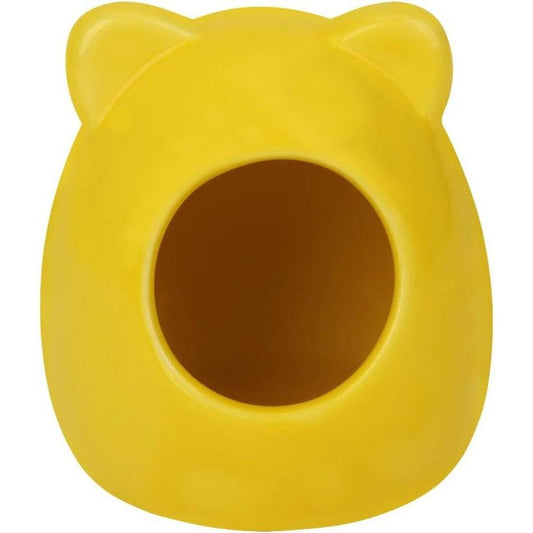 Small Cage Hamster Hideout Ceramic Nest Pet Nest Hamster House Heat - Resistant Design Random - householdessential