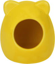 Small Cage Hamster Hideout Ceramic Nest Pet Nest Hamster House Heat-Resistant Design Random