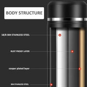 500ML Intelligent Stainless Steel Thermos Temperature Display Smart Water Bottle Vacuum Flasks Thermoses Christmas Gift
