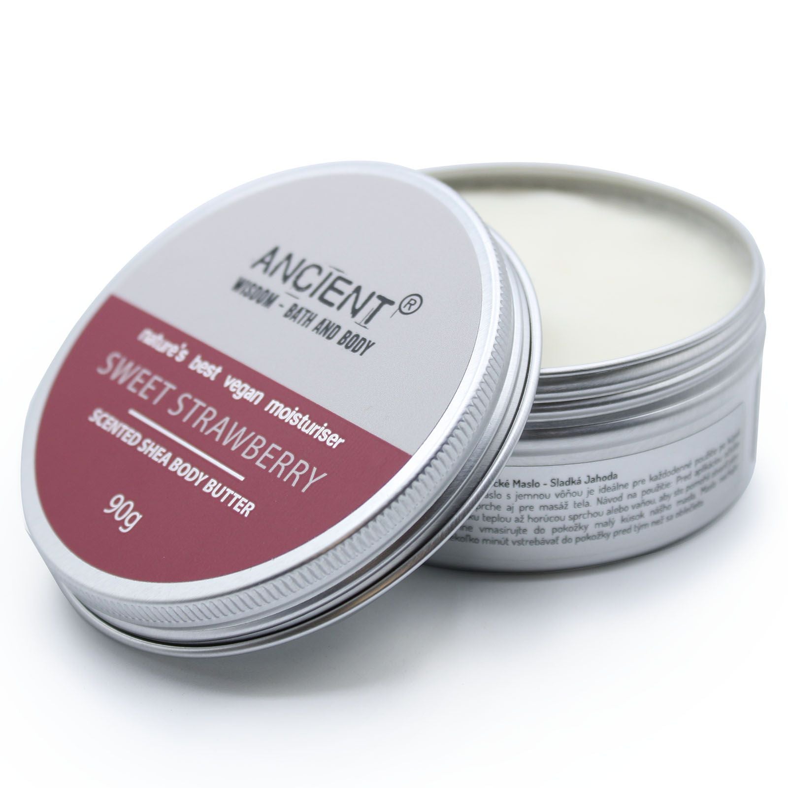 Scented Shea Body Butter 90g - Sweet Strawberry - householdessential