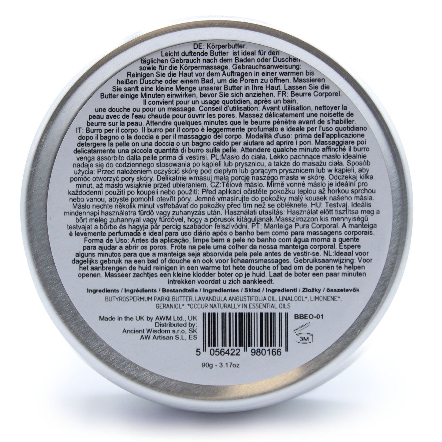 Aromatherapy Shea Body Butter 90g - Lavender - householdessential