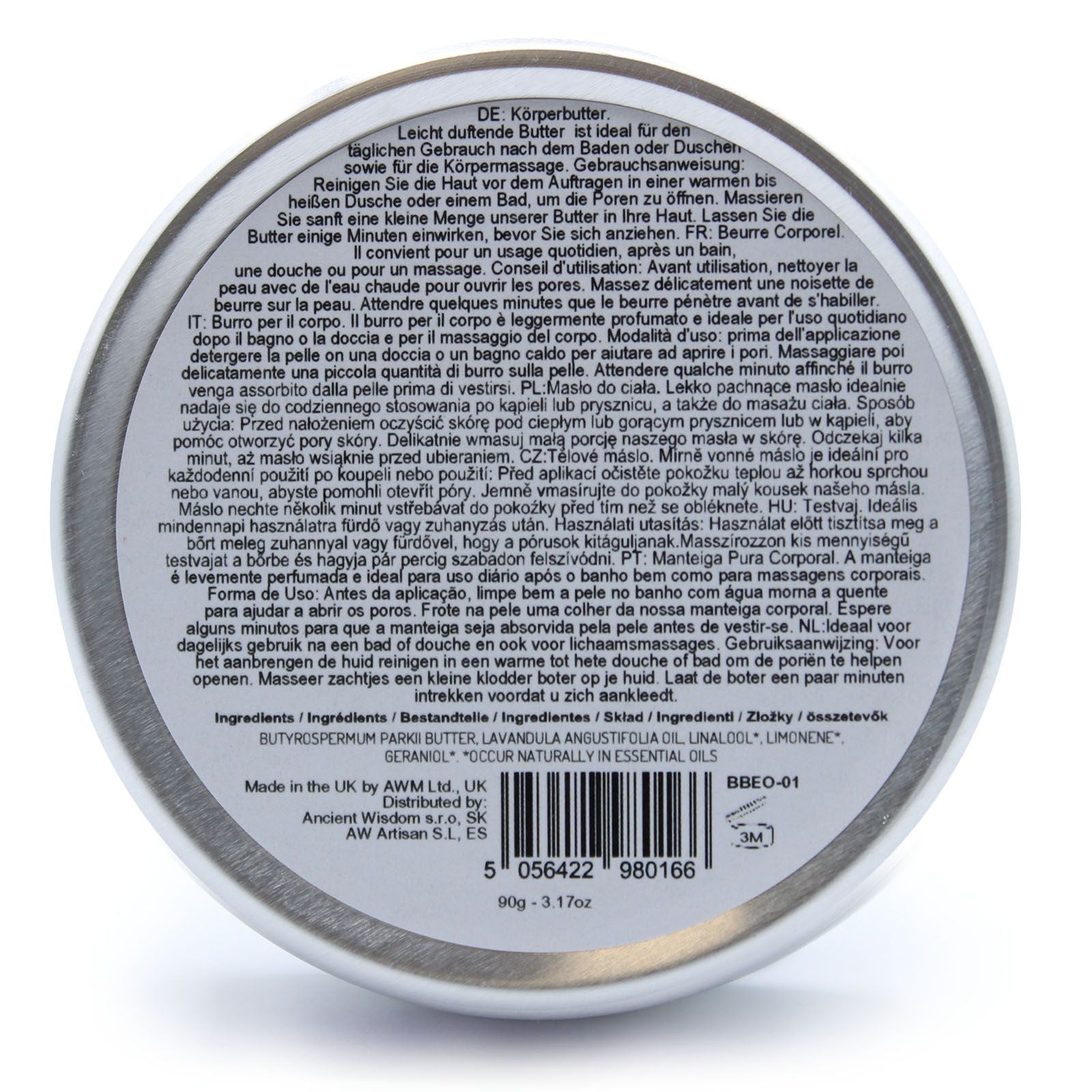 Aromatherapy Shea Body Butter 90g - Lavender - householdessential