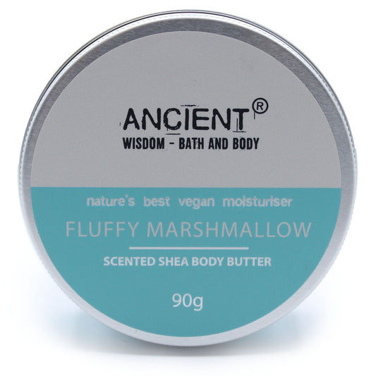 Scented Shea Body Butter 90g - Fluffy Marshmallow - householdessential