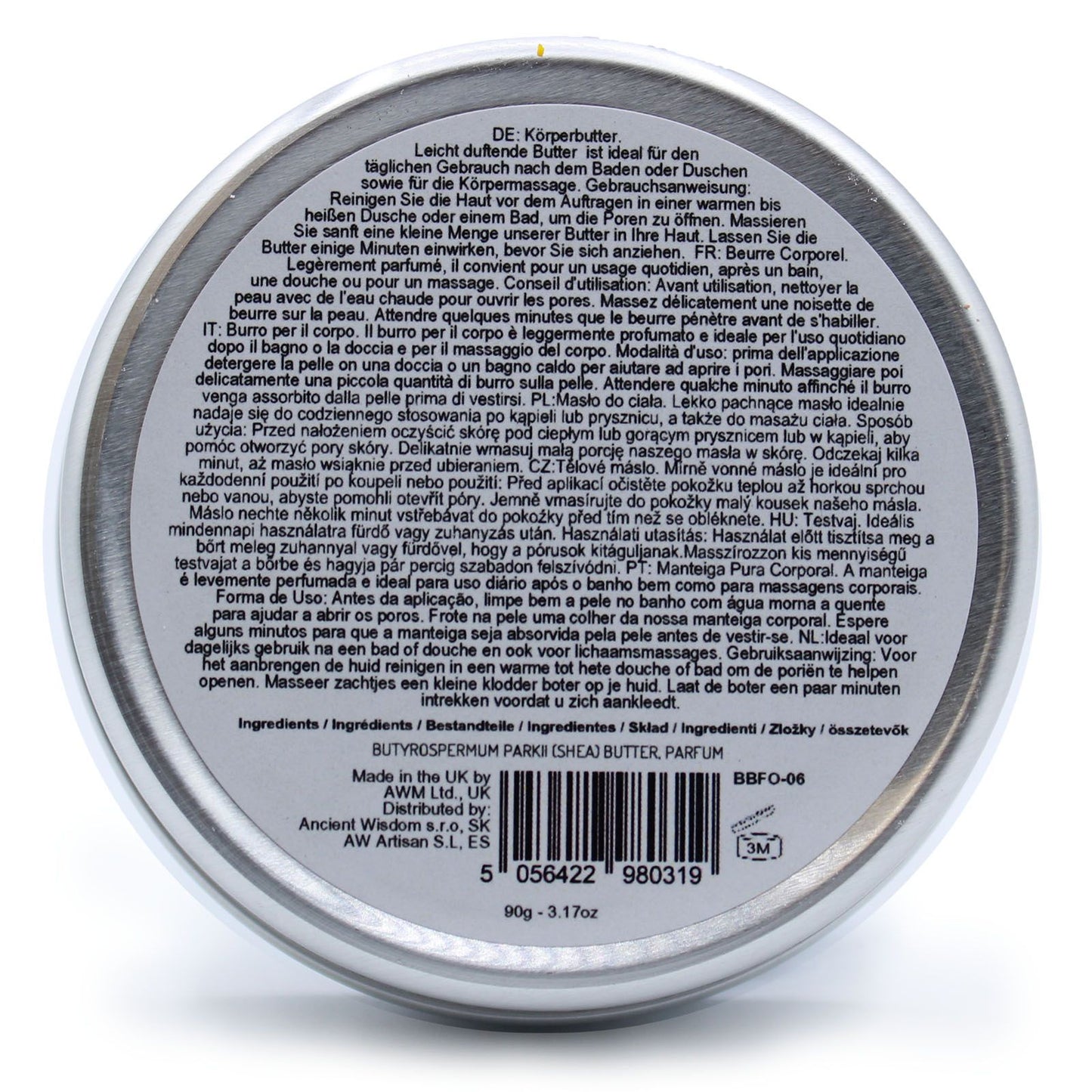 Scented Shea Body Butter 90g - Fluffy Marshmallow - householdessential