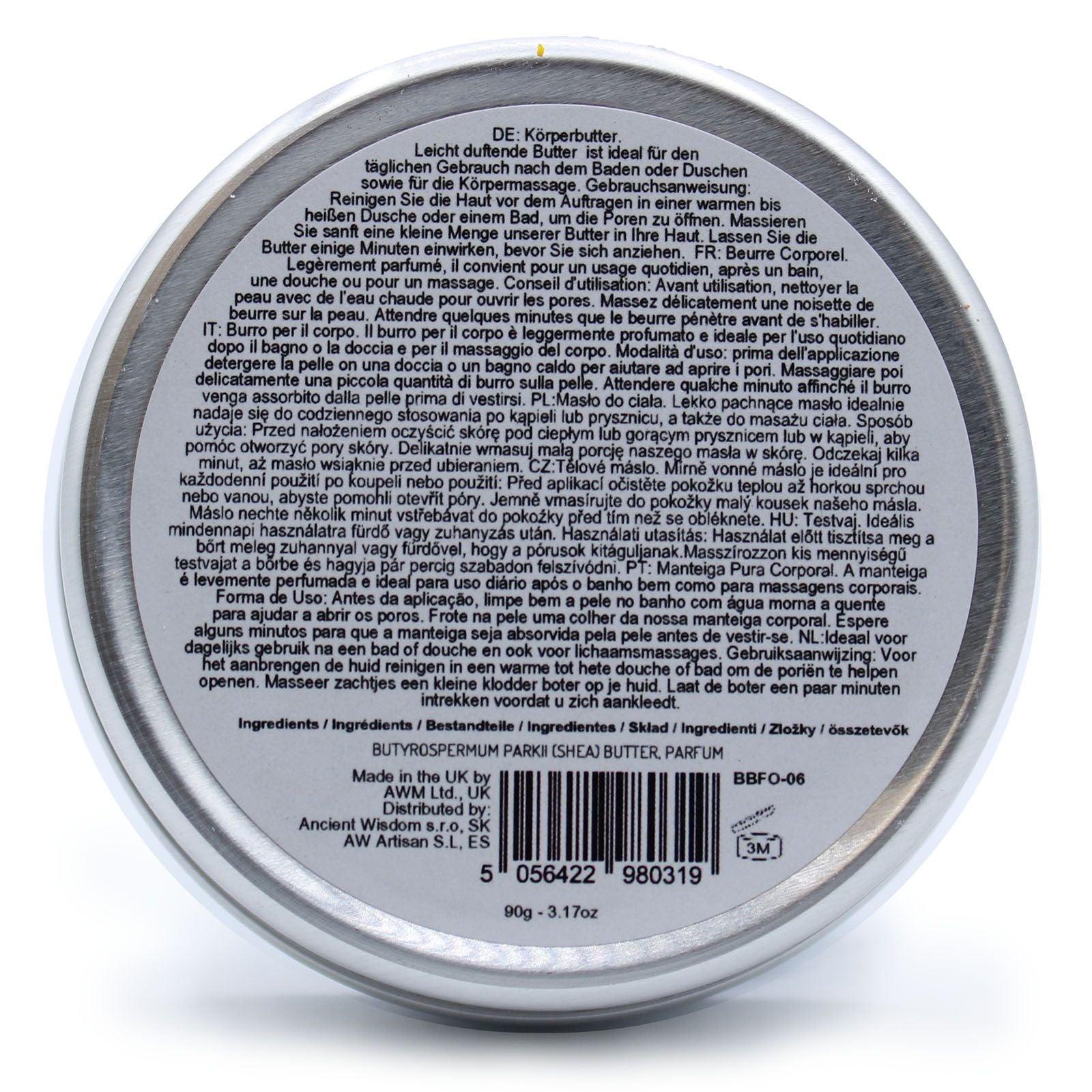 Scented Shea Body Butter 90g - Fluffy Marshmallow - householdessential