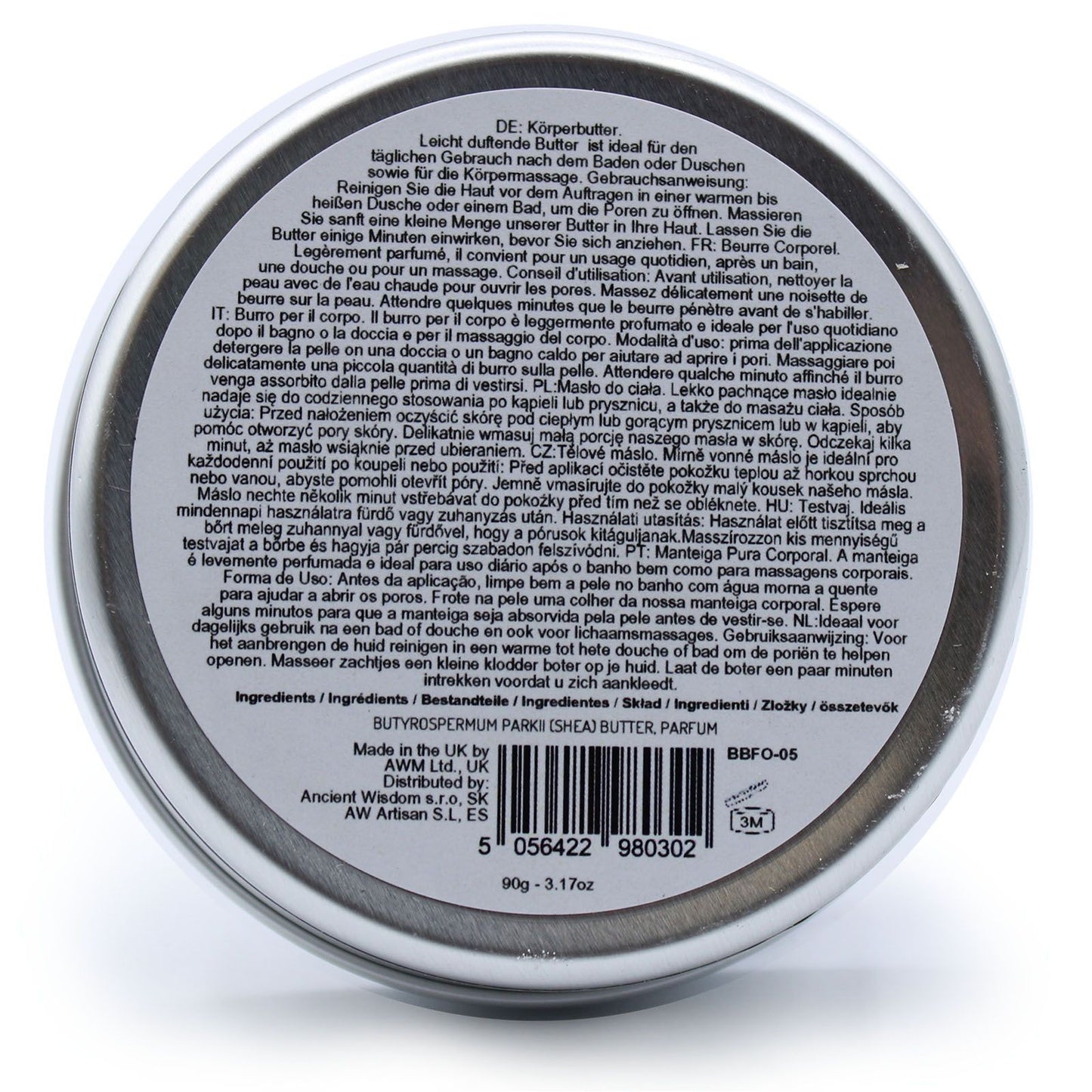 Scented Shea Body Butter 90g - Sweet Strawberry - householdessential