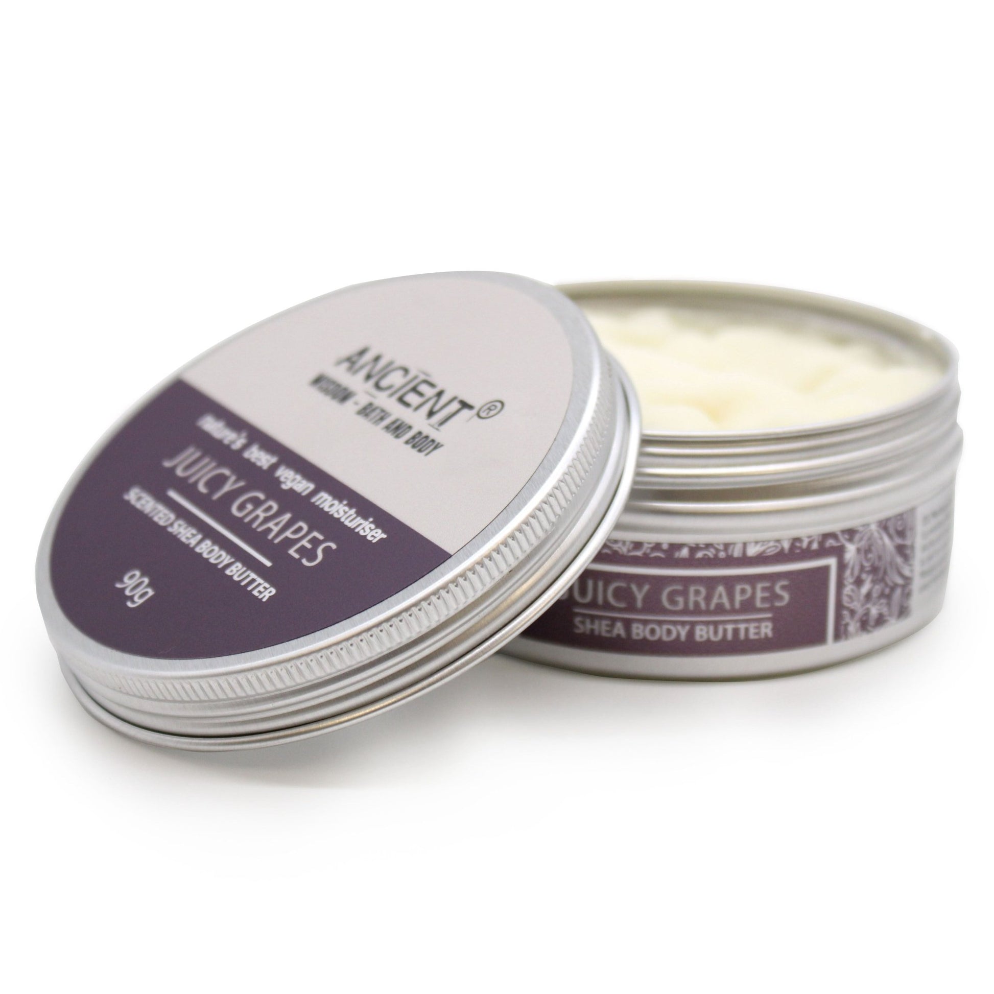 Scented Shea Body Butter 90g - Juicy Grapes - householdessential