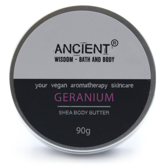 Aromatherapy Shea Body Butter 90g - Geranium - householdessential