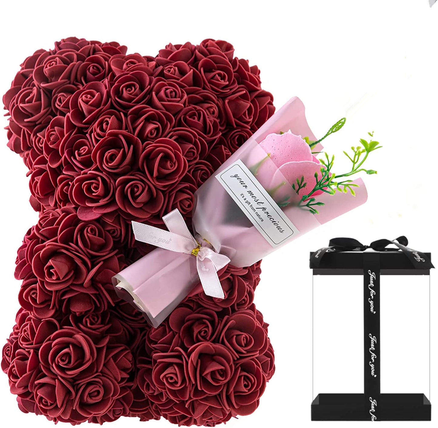 Rose Preserved Fresh Flower Valentine's Day Birthday Gift For Girlfriend - householdessential