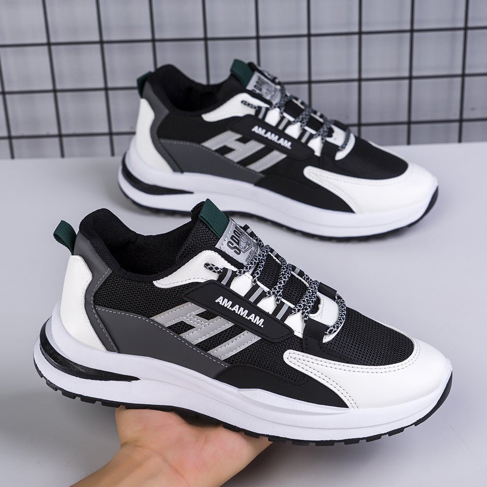 Men Sneakers White Sports Shoes Running Walking - householdessential
