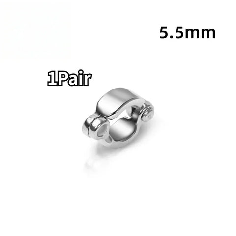 Parrot Foot Rings Metal Pet Bird Leg Rings Outdoor Fly Training Activity Anti-Lost Opening Clip Leash Accessories 0.45 to 1.15CM