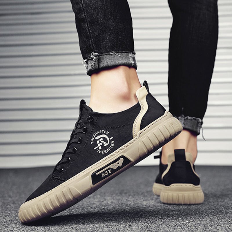Men Sneakers Casual Walking Slip On Flats Shoes - householdessential