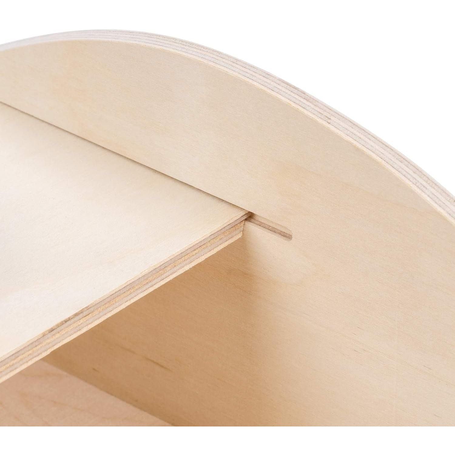 Dust Free Hamster Sand Tub - Wooden Critter Bathtub for Small Animals - householdessential