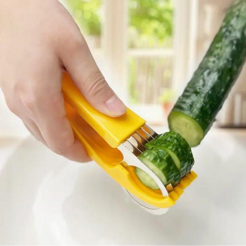Creative PP Banana Slicer, Banana Fruit Splitter, Ham Sausage Cutter, Fruit Salad Slicer - householdessential