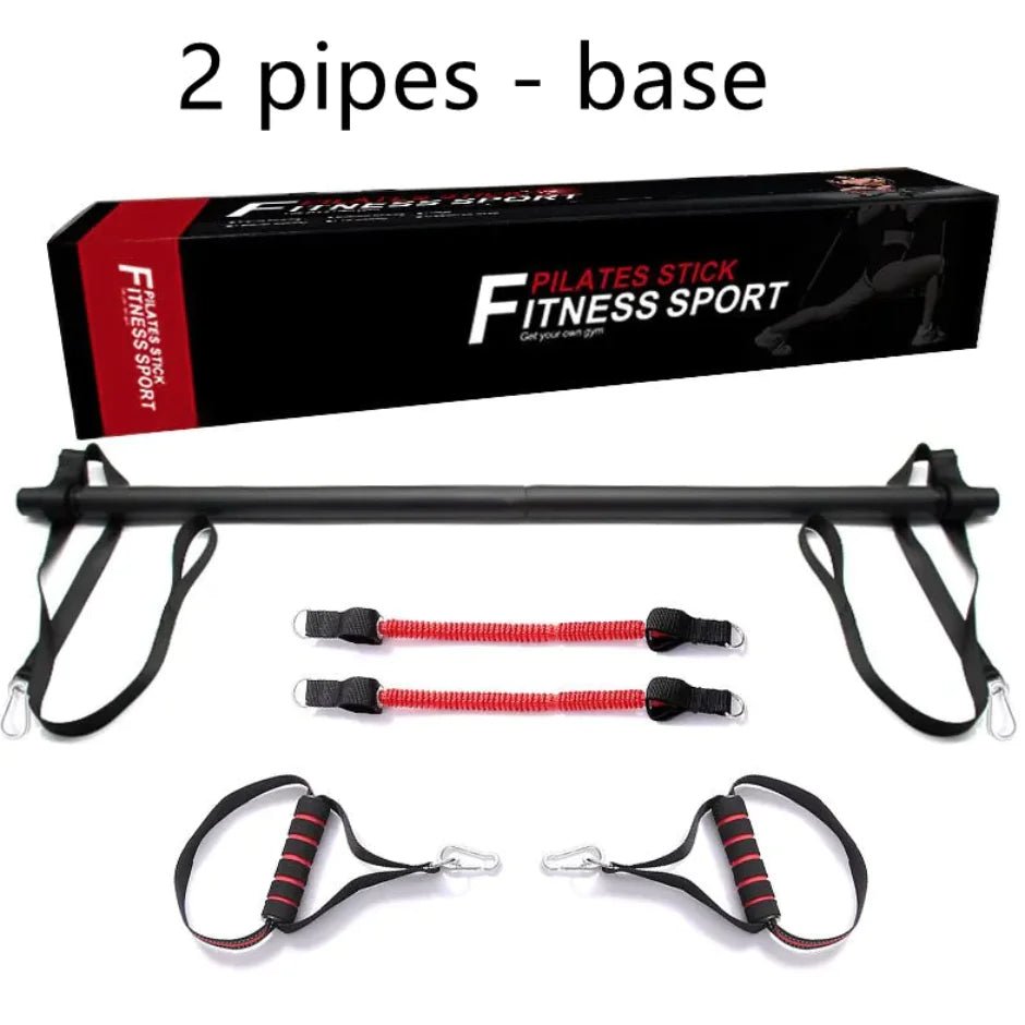 Pilates Bar Kit with Resistance Bands - householdessential
