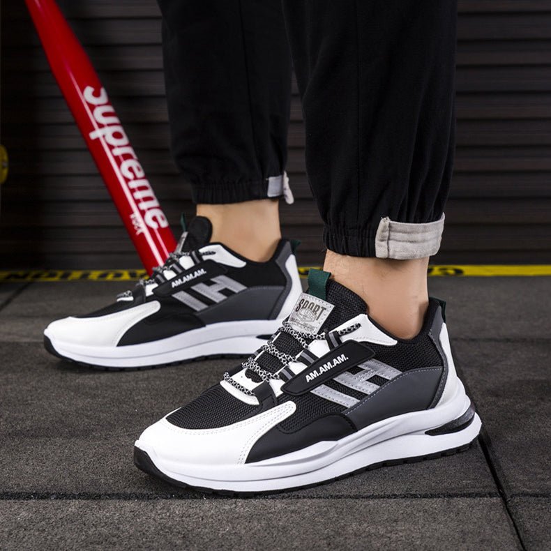 Men Sneakers White Sports Shoes Running Walking - householdessential