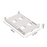 Refrigerator Storage Cabinet Drawer Soda Can Dispenser Beverage Rack Plastic Food Storage Rack for Refrigerator Cabinet Kitchen