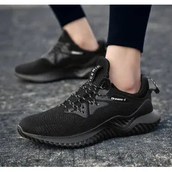 Breathable Knit Running Shoes for Men - householdessential
