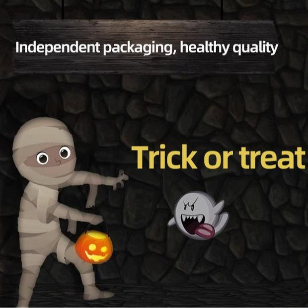 Halloween Candy Gift Box Set, 4D Lollipop Marshmallows Gummies , Various Mixed Candies Party Favors, Creative Ghost Pumpkin Bat, High-Appearance Snacks, for Kids/Children,Besties,Little Friends,Boyfriends and Girlfriends Gift 8.57 OZ (33 Count)