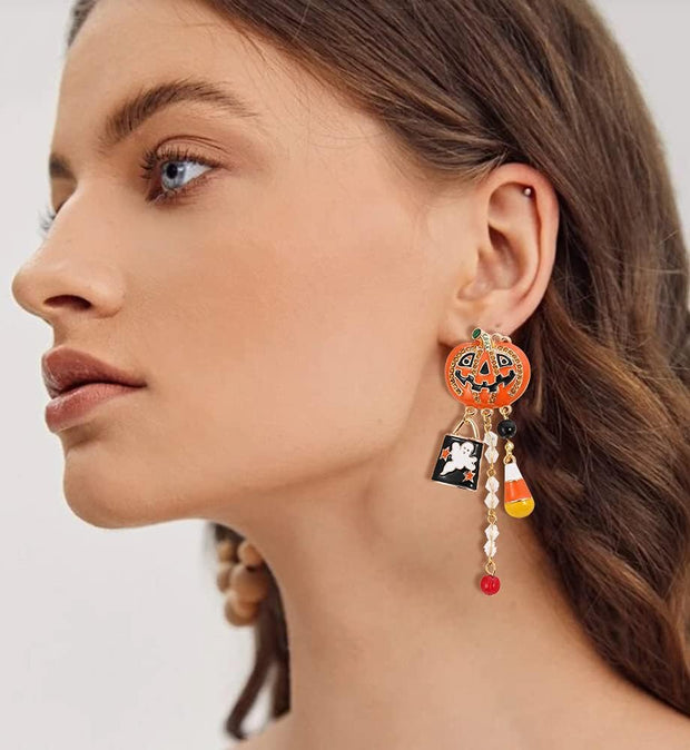 Gold Statement Earrings - Silver, Big, Chunky, Geometric Rectangle, Large, Thick - 12 Colorful Options