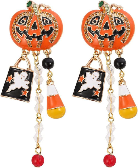 Gold Statement Earrings - Silver, Big, Chunky, Geometric Rectangle, Large, Thick - 12 Colorful Options