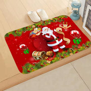 Christmas Door Mat Santa Claus Carpet Marry Christmas Decorations for Home 2024 Xmas Ornament Navidad Natal Gifts New Year 2025