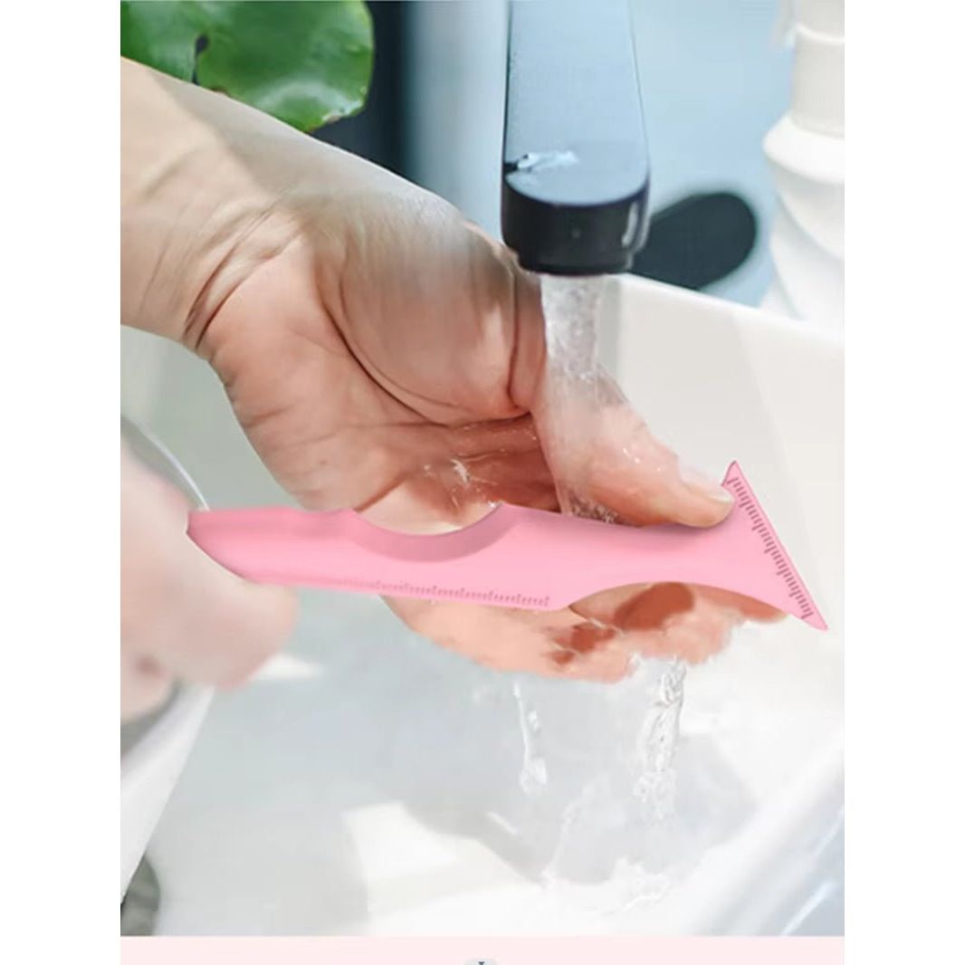 1PS Make - Up Tools for Eyeliner Eyelashes, Lipstick Silicone Beauty Ruler Make - Up Aids - householdessential