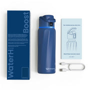 Waterh Boost Smart Water Bottle: 32 Oz Hydration Tracker with APP & Insulation