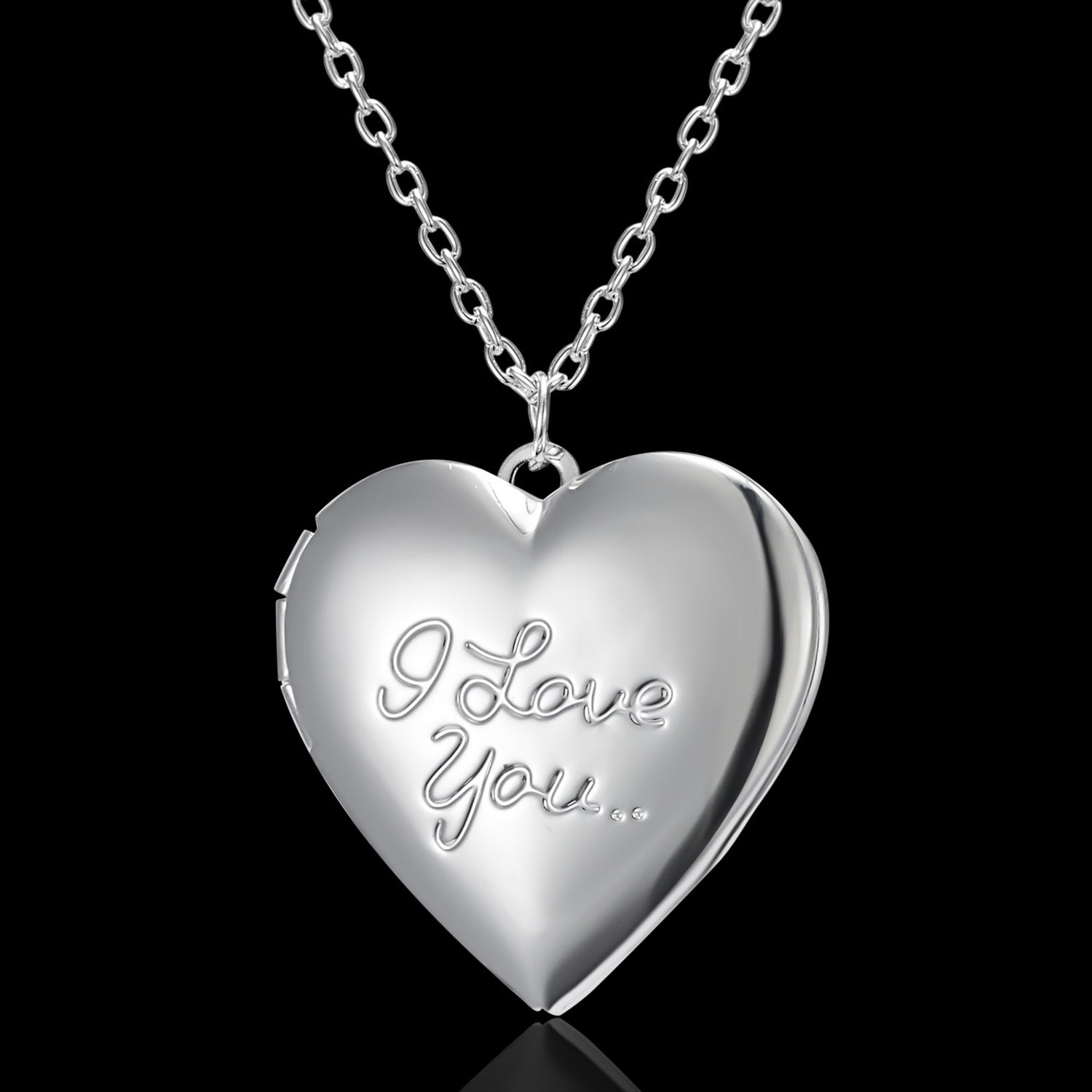 Heart-shaped Photo Necklace Personalized Gift Jewellery - householdessential