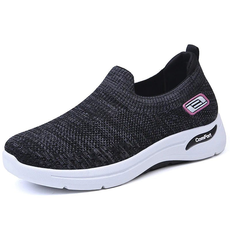 Breathable Slip - On Walking Shoes for Women - householdessential