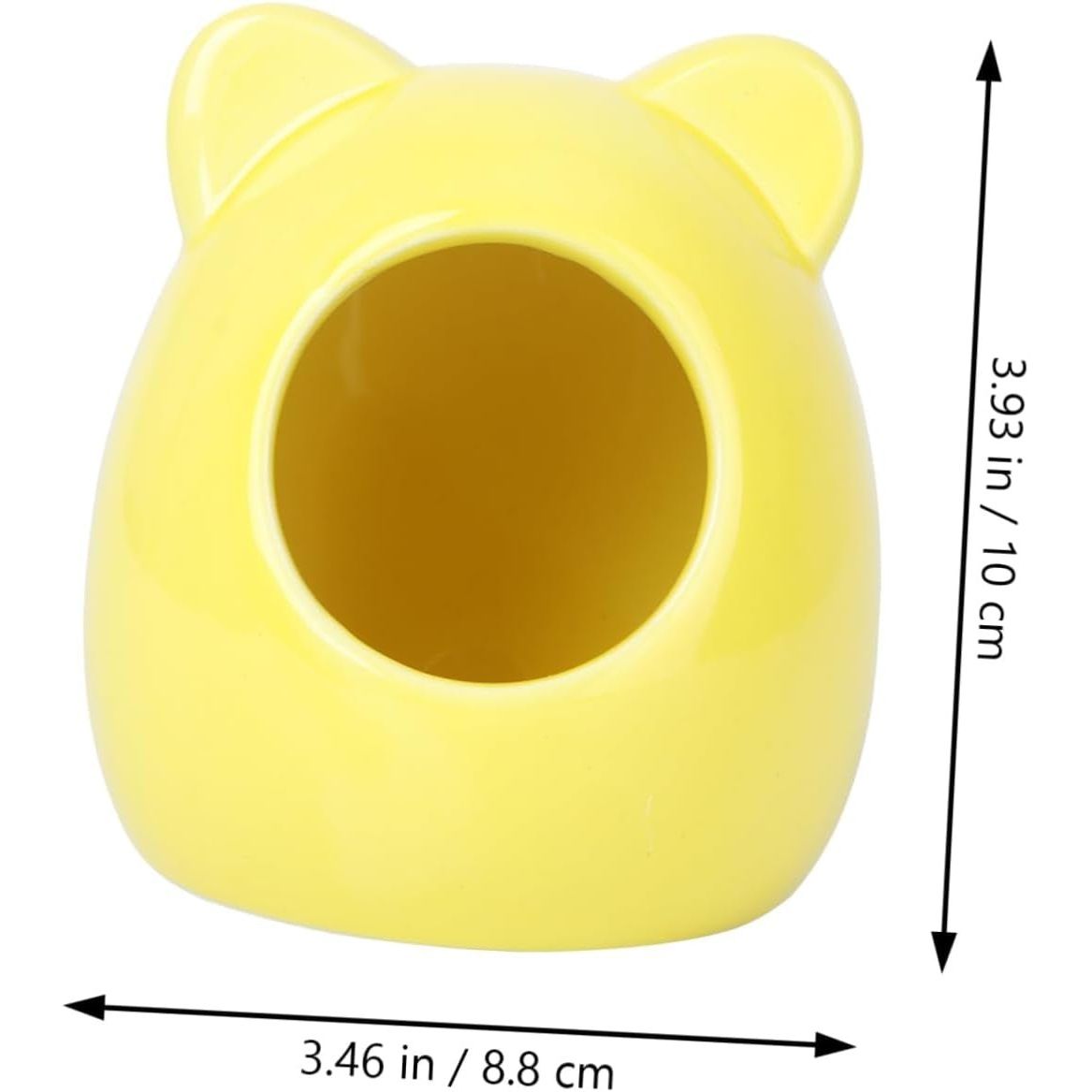 Small Cage Hamster Hideout Ceramic Nest Pet Nest Hamster House Heat - Resistant Design Random - householdessential