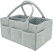 Baby Diaper Caddy Organizer for Changing Table and Car – Top Baby Shower Gifts - Portable Diaper Storage for Nursery Organization (Diaper Caddy)