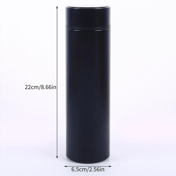 Smart Water Bottle with LED Temperature Display 500ML Stainless Steel Insulated Water Flask Tea Infuser Bottle