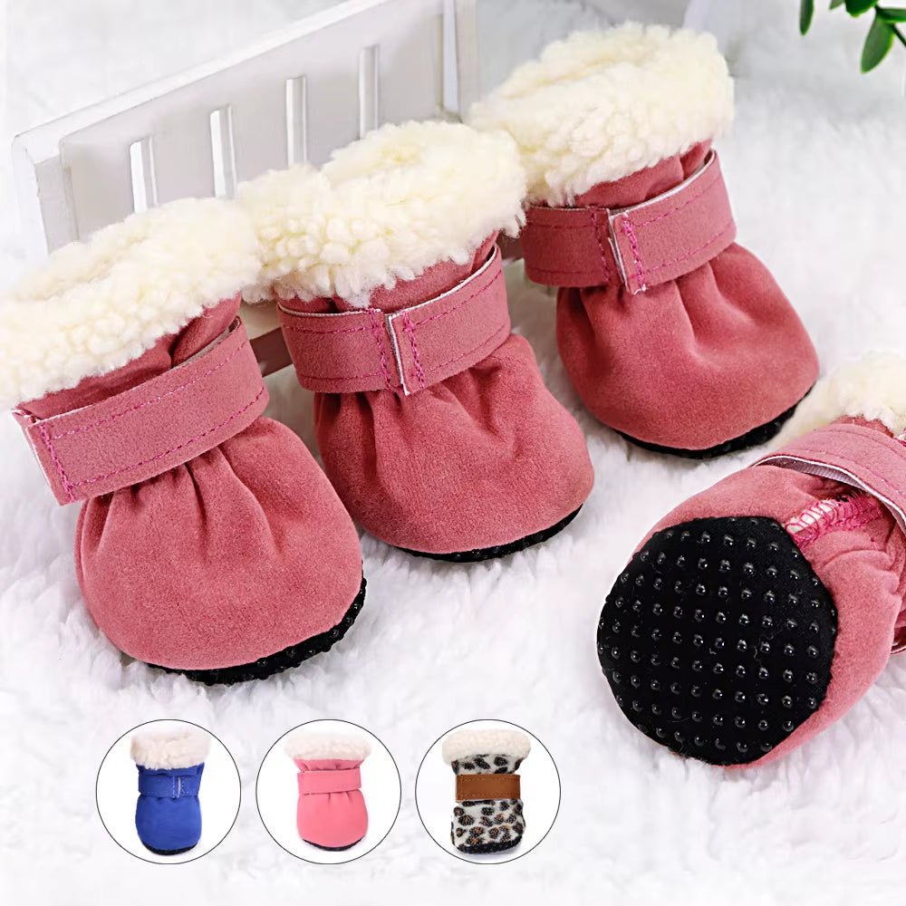 Waterproof Dog Boots Set with Anti-Slip Design for Small Dogs - householdessential