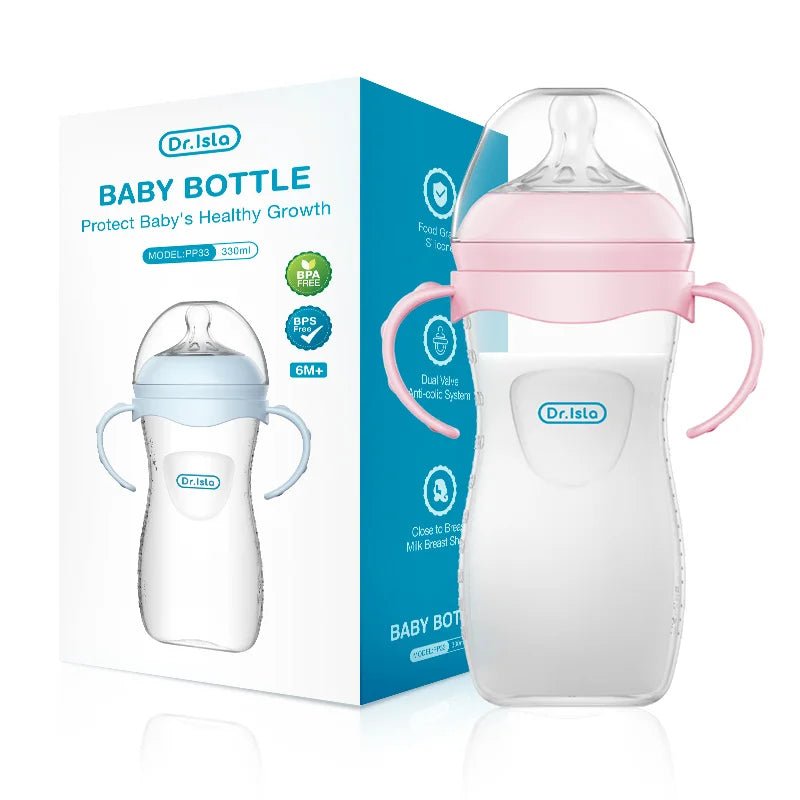 BPA Free Wide Mouth Baby Bottles Newborn Feeding Supplies - householdessential