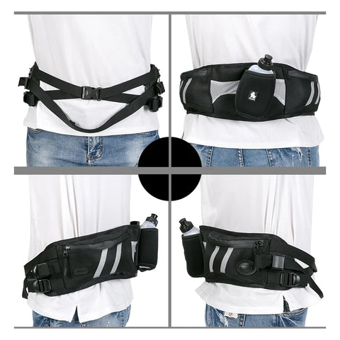 Pet Waist Leash Dog Walking Fanny Pack with Phone Holder Dog Poop Bag Pocket Dog Treat Pouch and Bottle Holder TLB2151