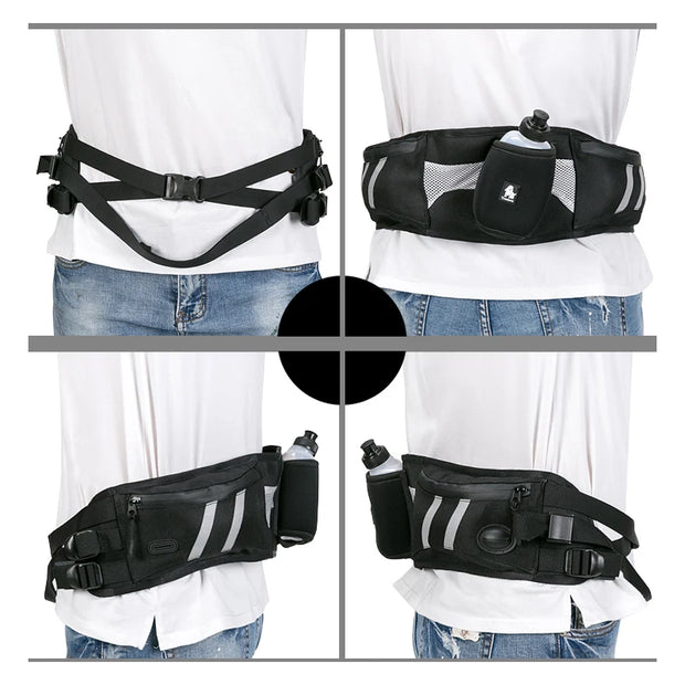 Pet Waist Leash Dog Walking Fanny Pack with Phone Holder Dog Poop Bag Pocket Dog Treat Pouch and Bottle Holder TLB2151