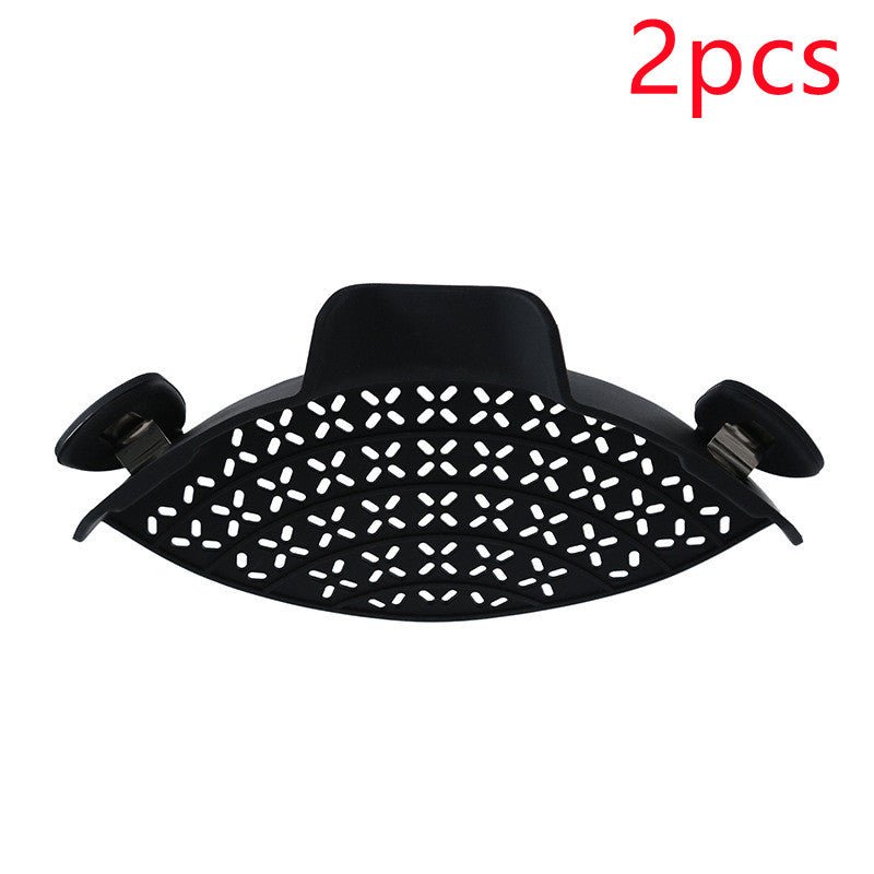 Kitchen Gadgets Silicone Pot Side Drain Stopper - householdessential