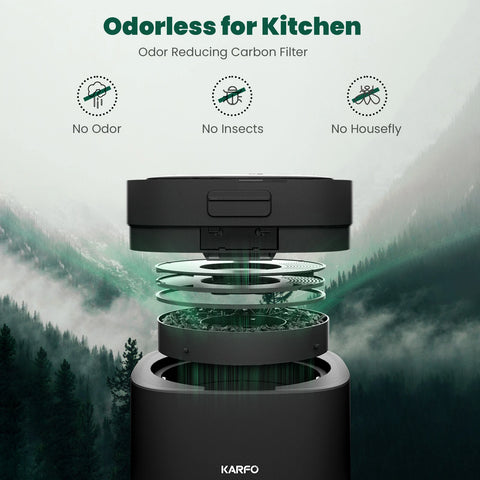 [US Direct]  Ecostar S1 Smart Kitchen Waste Composter Eco-Friendly Electric Kitchen Compost Bin Sustainable Indoor Countertop Food Cycler