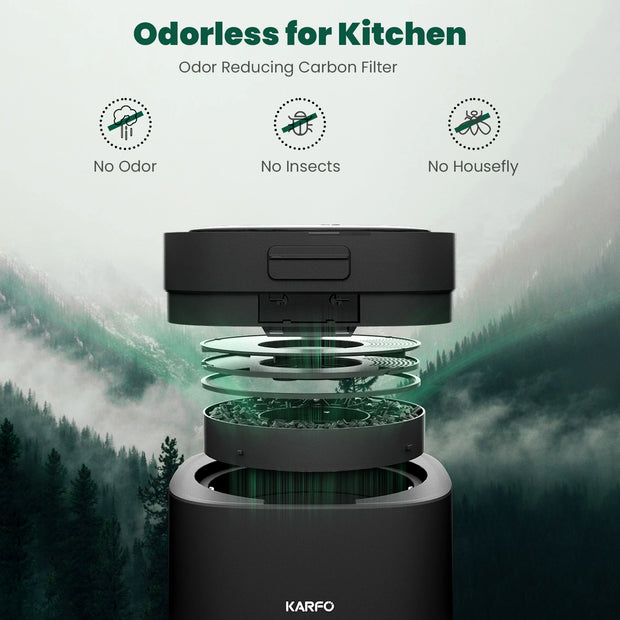 [US Direct]  Ecostar S1 Smart Kitchen Waste Composter Eco-Friendly Electric Kitchen Compost Bin Sustainable Indoor Countertop Food Cycler