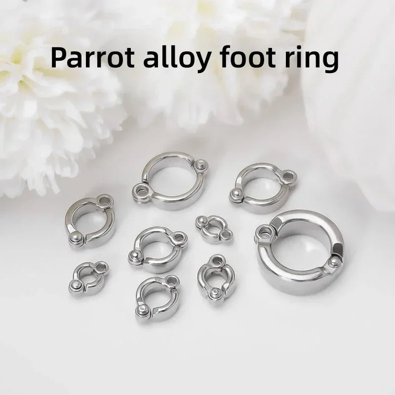 Colourful Parrot Leg Rings Bird Foot Ring Accessories Outdoor Bird Training 0.45 to 1.15CM - householdessential
