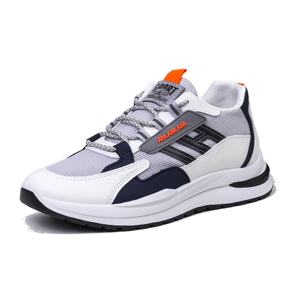 Men Sneakers White Sports Shoes Running Walking - householdessential
