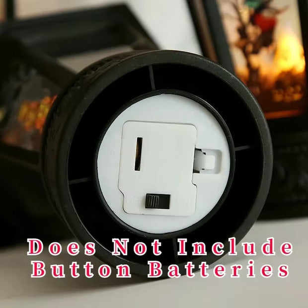 Halloween Decorations Led Candle Light Vintage Witch Castle Pumpkin Ghost Hanging LED Lantern Lamp Haloween Party Decor Supplies