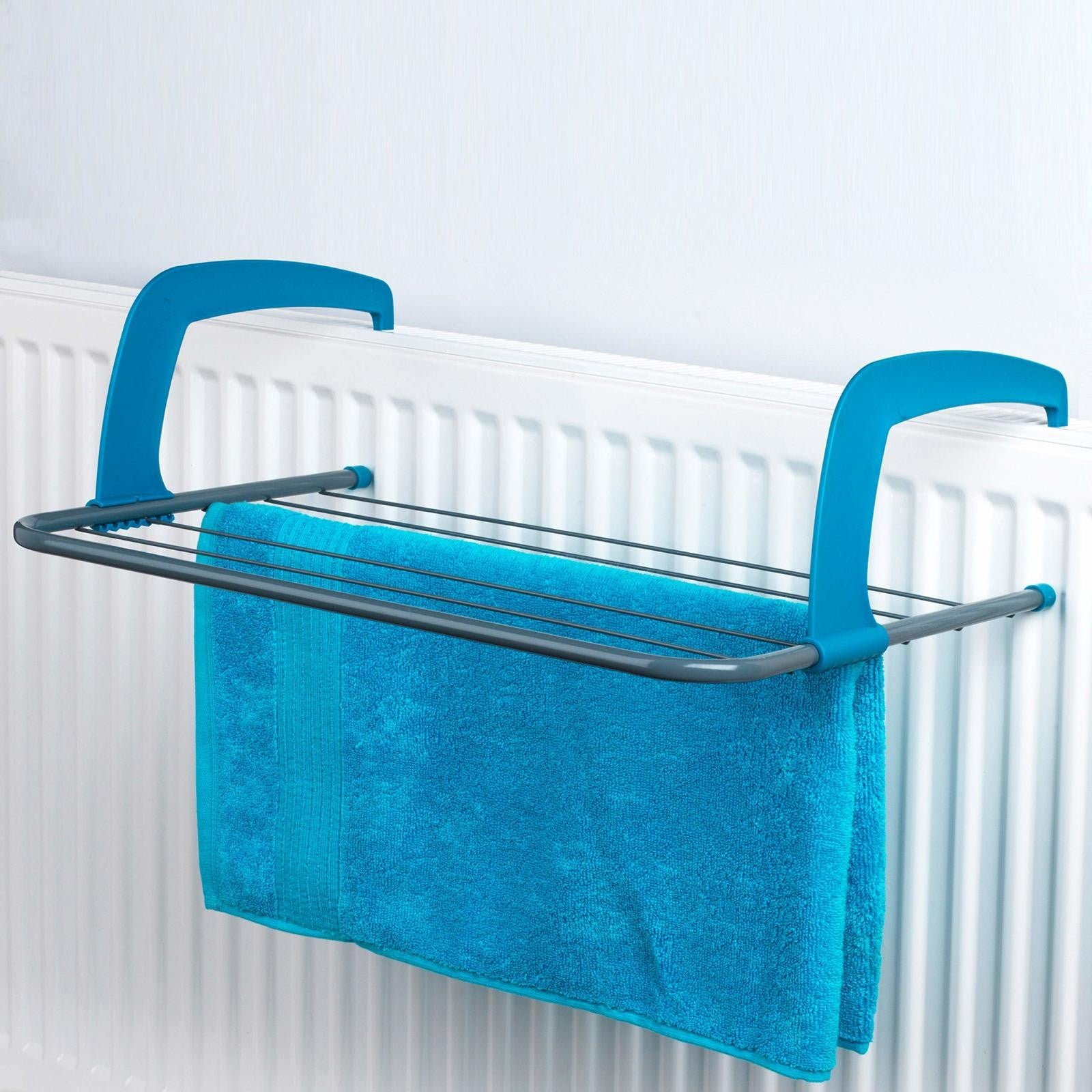 Beldray Radiator Airer Clothes Towel Drying Rail 6 Bar Foldable Laundry Rack - householdessential